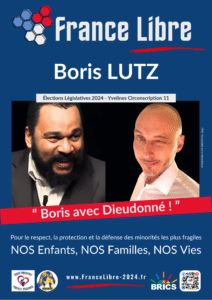 Affiche Législative Boris Lutz & Dieudonné